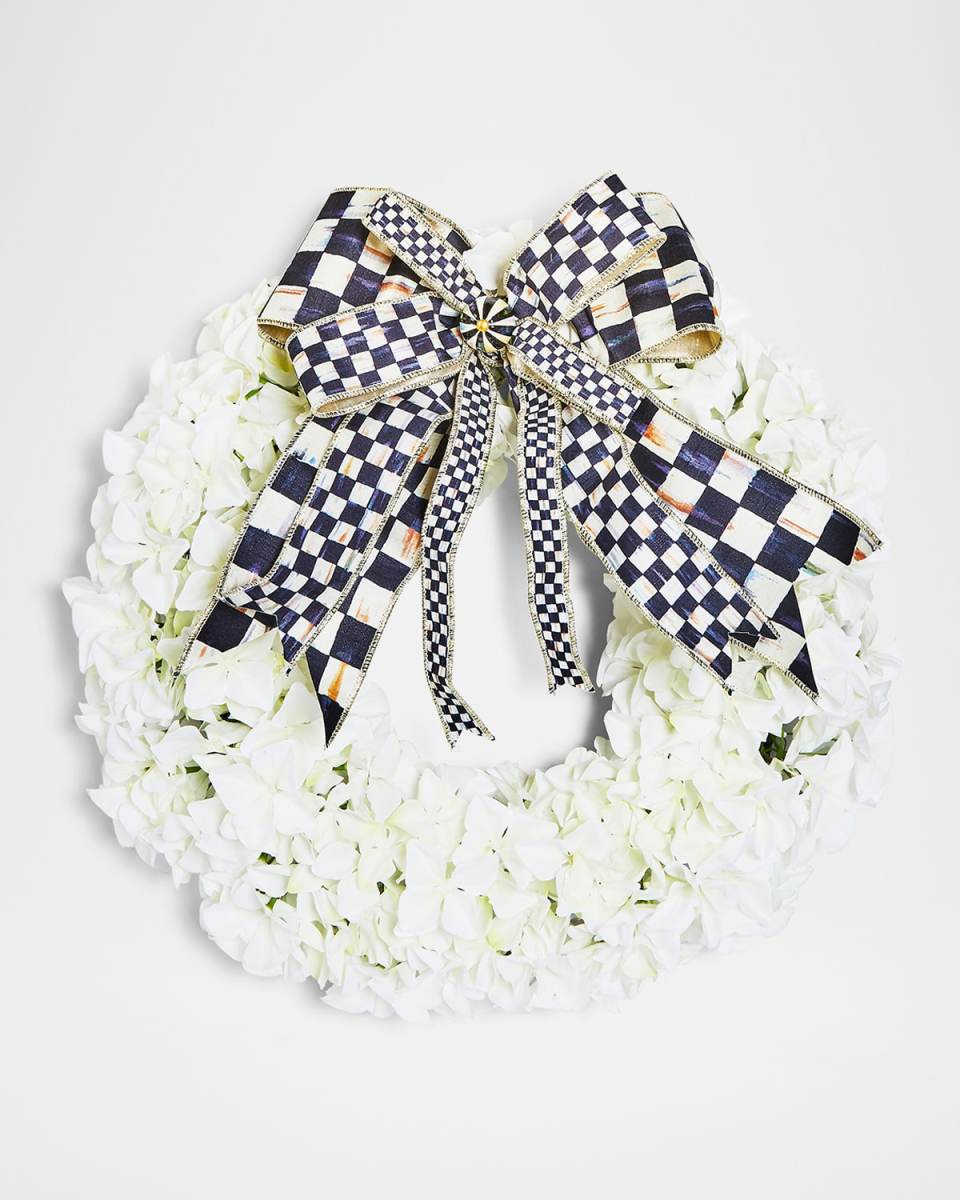 White Hydrangea 22" Wreath